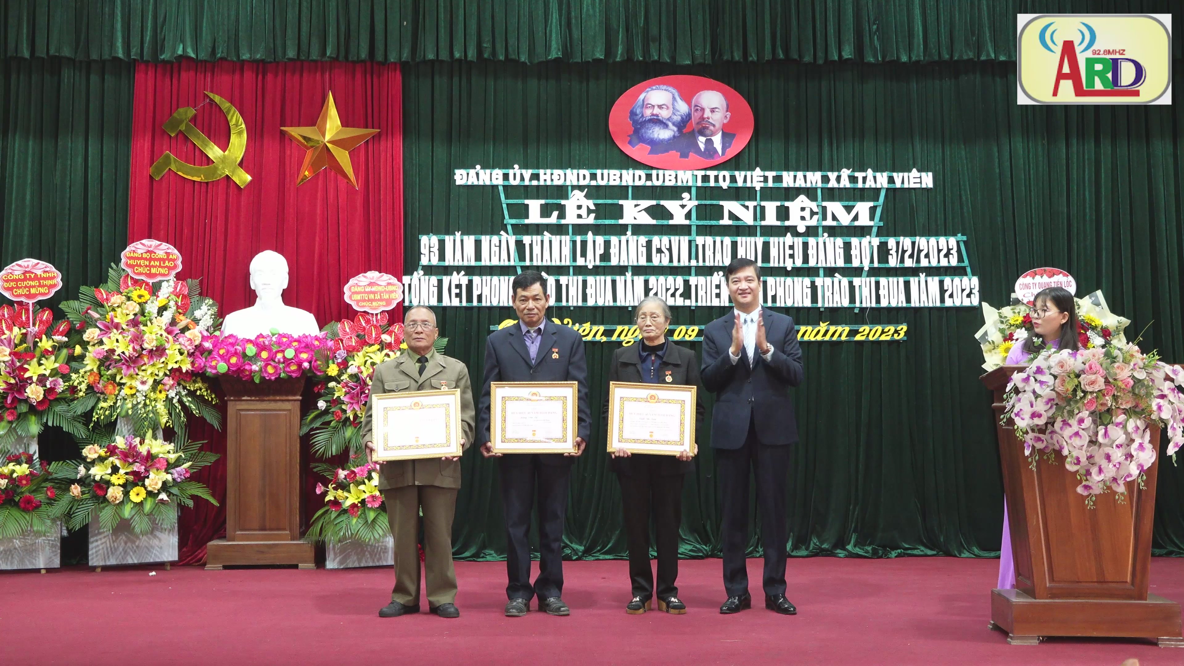 Xã Tân Viên tổ chức kỷ niệm 93 năm ngày thành lập Đảng cộng sản Việt Nam, tổng kết phong trào thi đua năm 2022