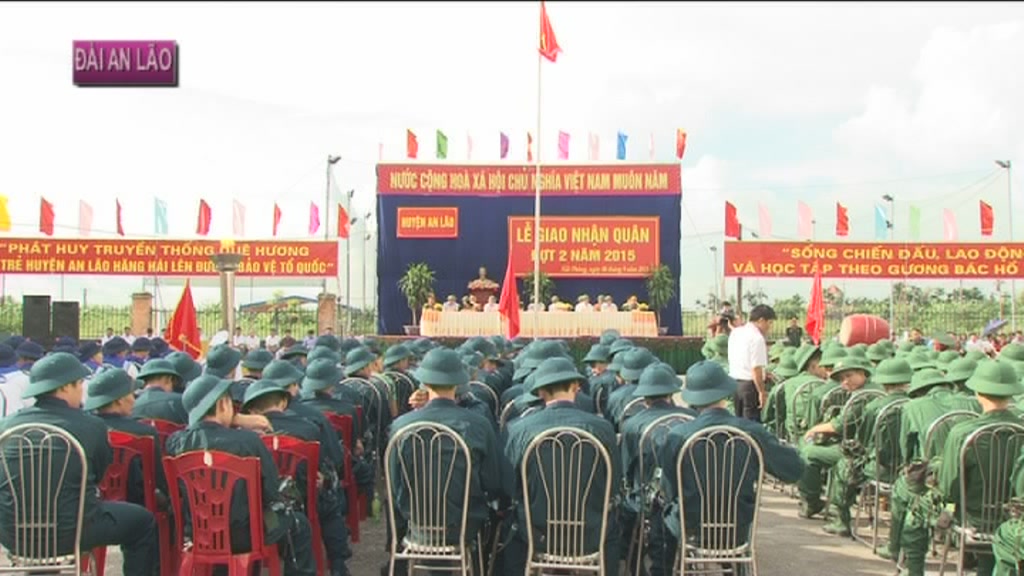 Huyện An Lão: lễ giao nhận quân đợt 2 năm 2015
